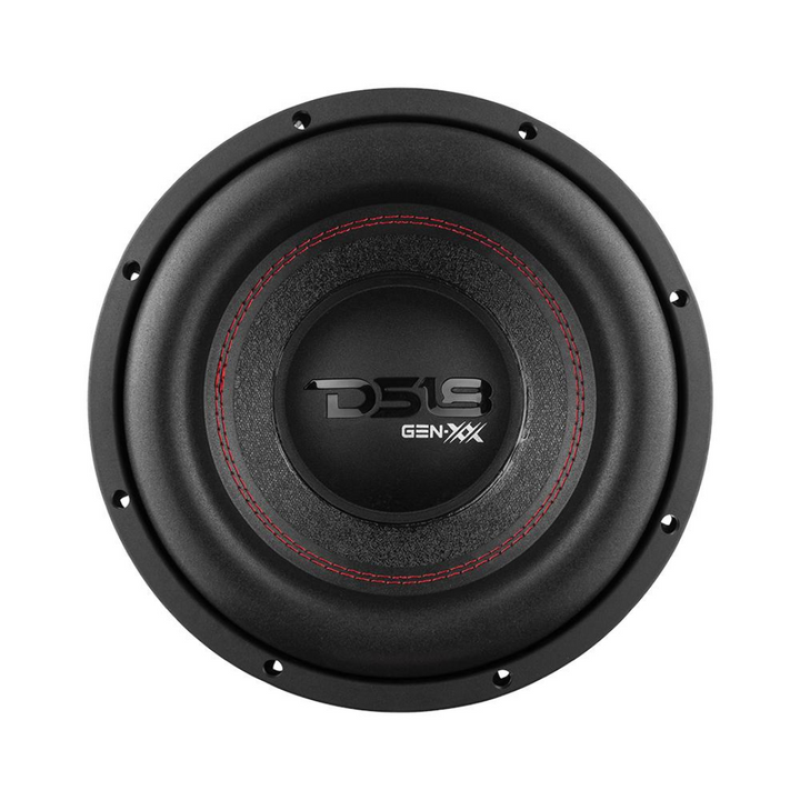 DS18 GEN-XX10.4DHE Subwoofer de 10" con bobina móvil de aluminio negro de 2" - 500 vatios Rms 4 ohmios DVC