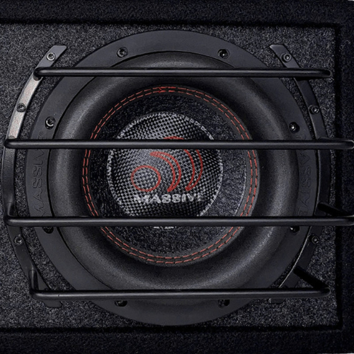 Massive Audio GRILL10 10" Black Protective Metal Subwoofer Grill
