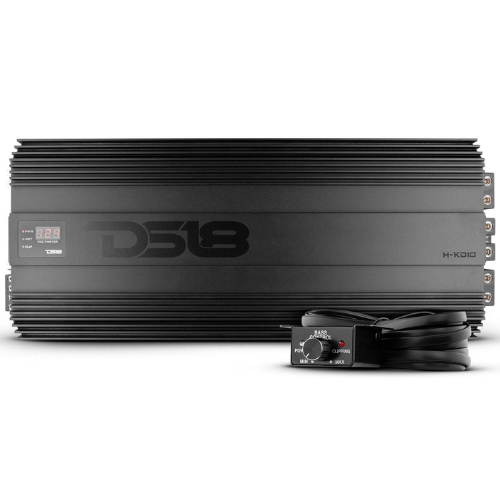 Amplificador de subwoofer coreano monobloque DS18 H-KO10 Clase D - 1 x 10000 vatios Rms a 1 ohmio