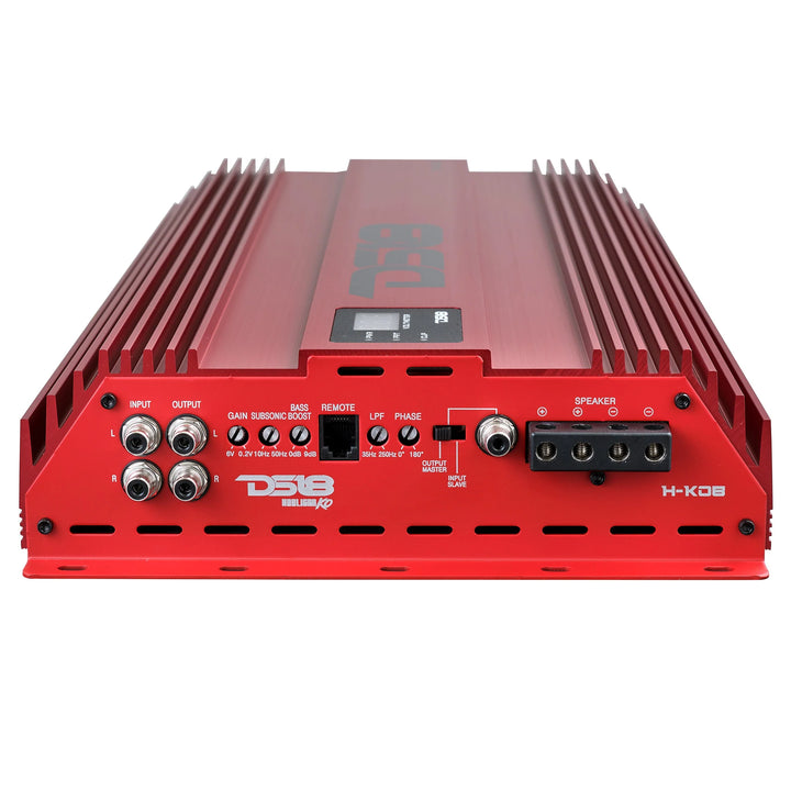 DS18 H-KO8/RD Monoblock Subwoofer Amplifier - 8000 Watts Rms @ 1-ohm