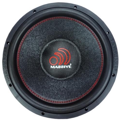 Massive Audio HIPPOXL152 15" Subwoofer with 3" Voice Coil - 2000 Watts Rms 2-ohm DVC