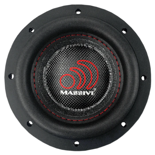 Massive Audio HIPPOXL64 6.5" Subwoofer with 2" Voice Coil - 300 Watts Rms 4-ohm DVC