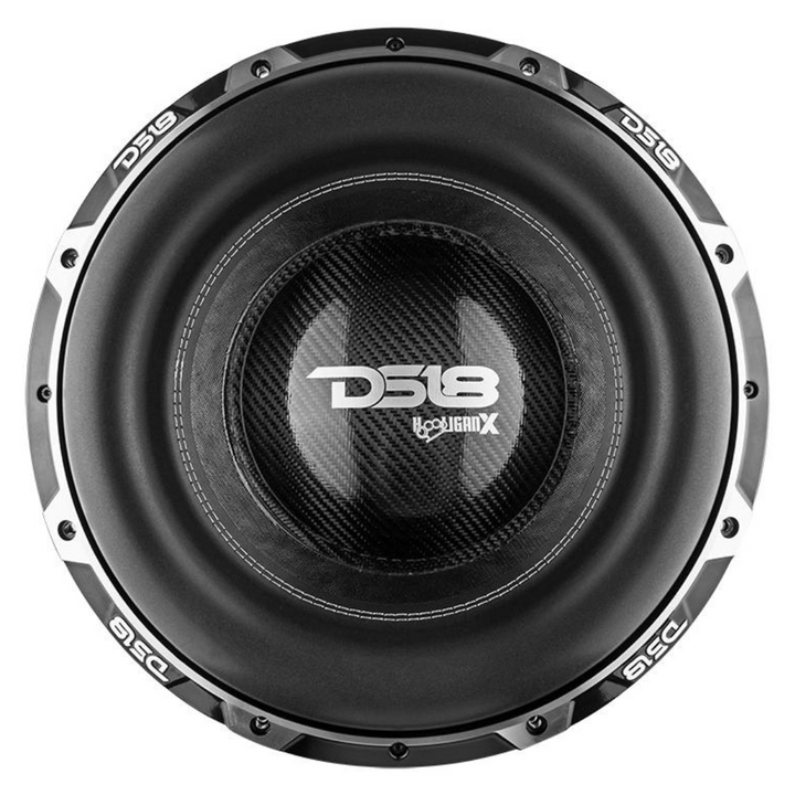 DS18 HOOL-X15.2DHE 15" Subwoofer with 4" Black Aluminum Voice Coil - 4000 Watts Rms 2-ohm