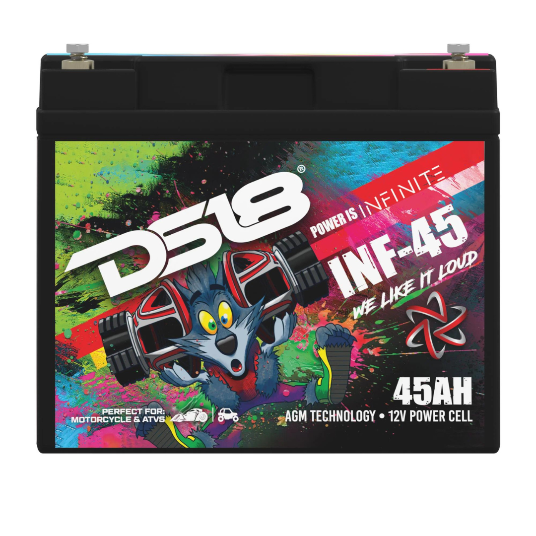 DS18 INF-45AH Batería de audio para automóvil AGM de 12 voltios - 1500 vatios Rms | 45Ah