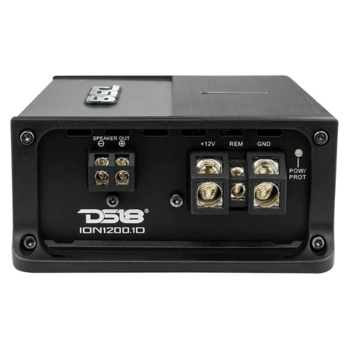 DS18 ION1200.1D Amplificador compacto de rango completo Clase D de 1 canal - 1 x 1200 vatios Rms a 1 ohmio