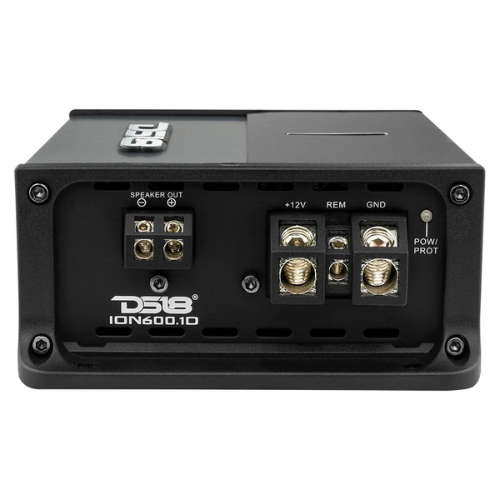 DS18 ION600.1D 1-Channel Class D Compact Full-Range Amplifier - 1 x 600 Watts Rms @ 1-ohm