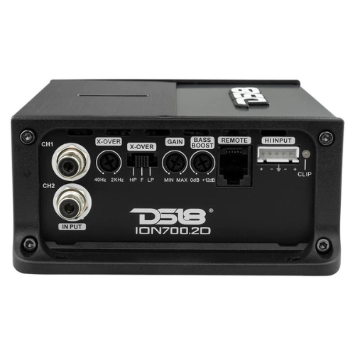 DS18 ION700.2D 700W Rms 2-Channel Amplifier - 2 x 240 Watts Rms @ 4-ohm