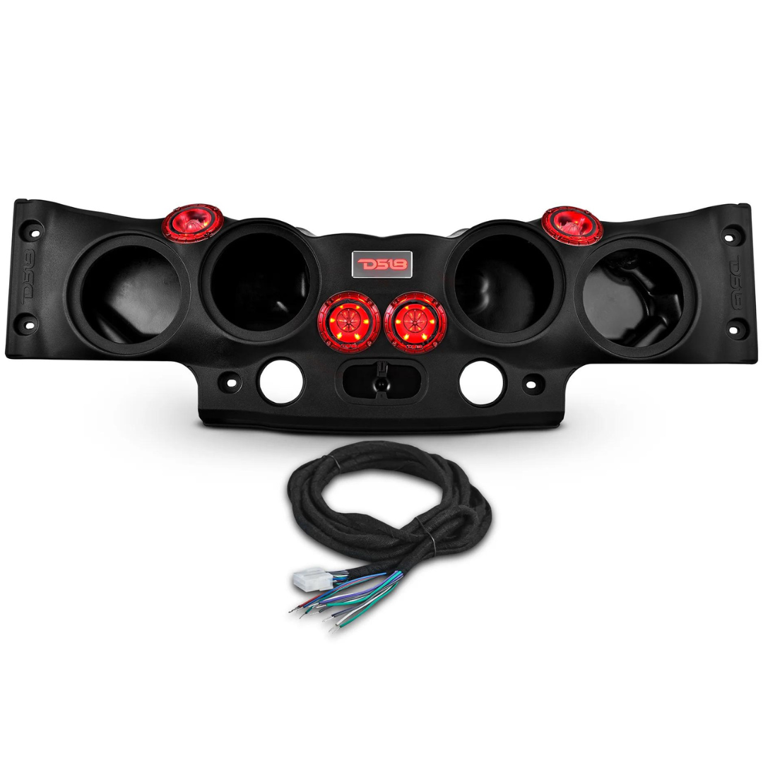 DS18 JK-SBAR/BK.HT Overhead Sound Bar System - Fits Jeep Wrangler JK/JKU