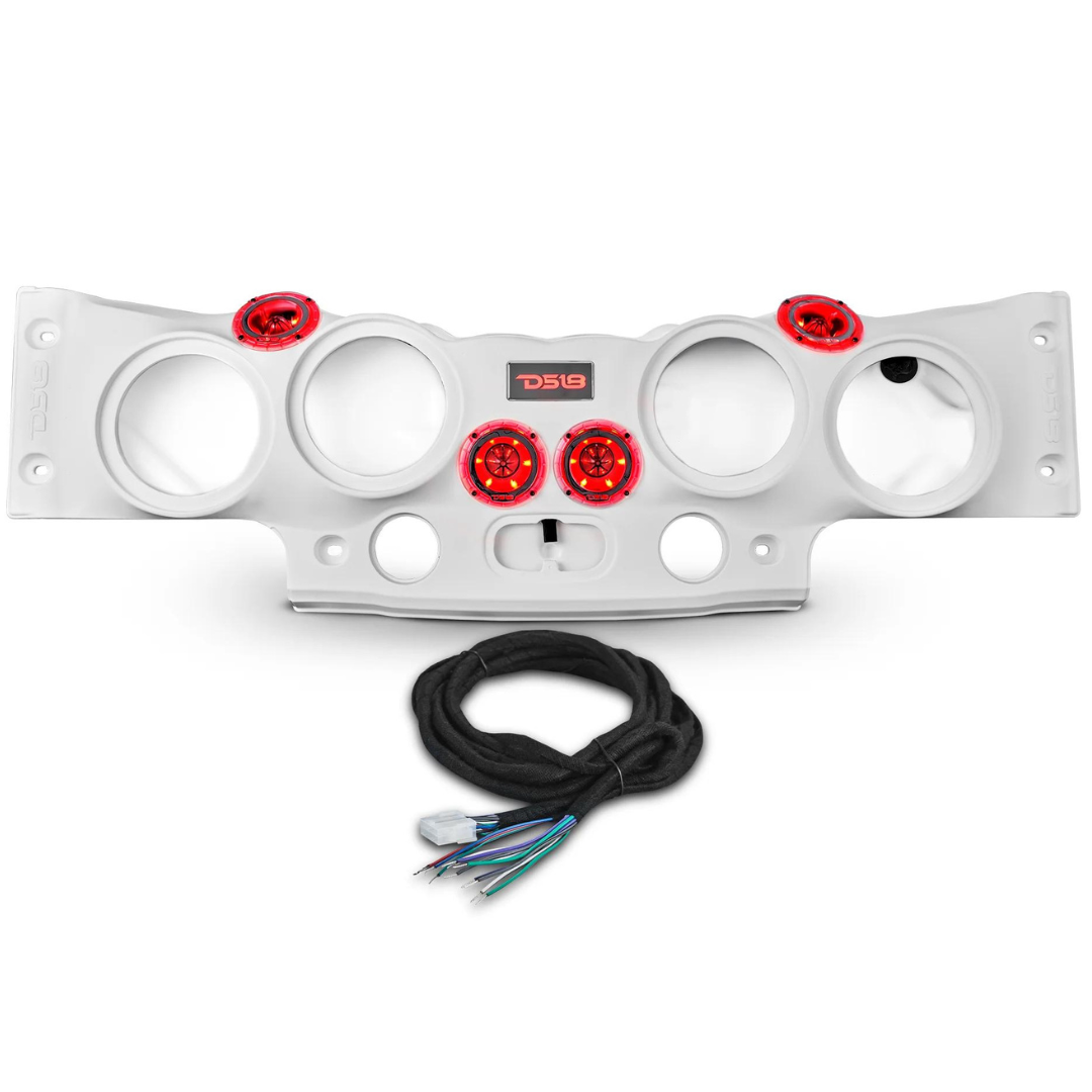 DS18 JK-SBAR/WH.HT Overhead Sound Bar System - Fits Jeep Wrangler JK/JKU