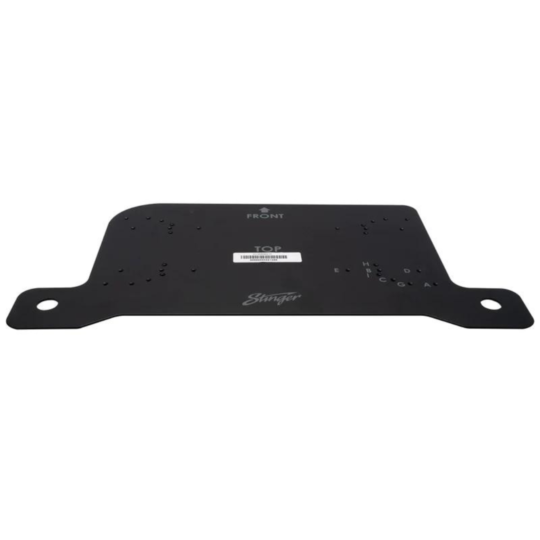 Jeep Wrangler JL, JLU y Gladiator JT 2018 en adelante - Soporte amplificador debajo del asiento Stinger - Se adapta al lado del pasajero