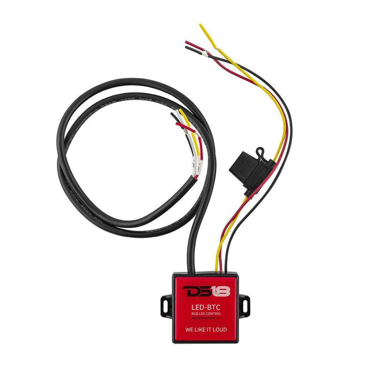 Controlador Bluetooth de luz LED RGB resistente al agua DS18 LED-BTC - Funciona con Android y iPhone