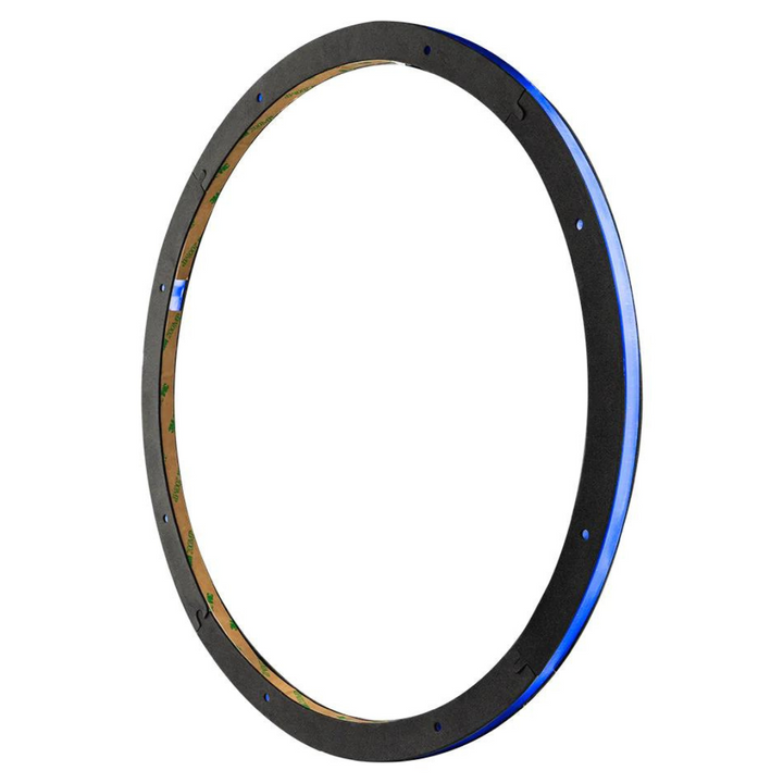 DS18 LRING15 Anillo de altavoz acrílico de 15" con luces LED RGB - Espaciador de 1/2" de grosor resistente al agua para altavoces y subwoofers