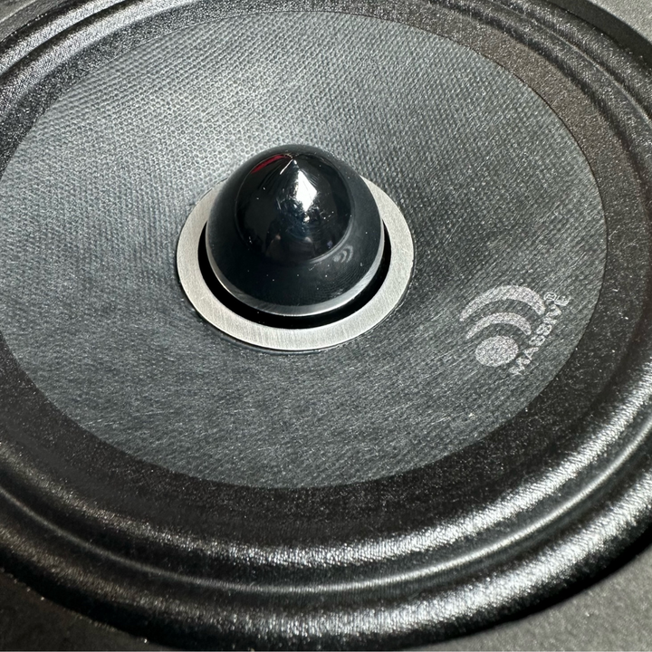 Massive Audio M6XL 6.5" Mid-Range Loudspeaker with Black Aluminum Bullet and 1.5" Voice Coil - 200 Watts Rms 8-ohm