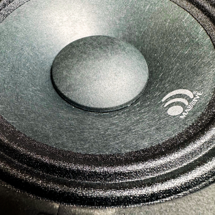 Massive Audio MB6 6.5" Mid-Bass Loudspeaker with Classic Dust Cap and 2" Voice Coil - 150 Watts Rms 4-ohm