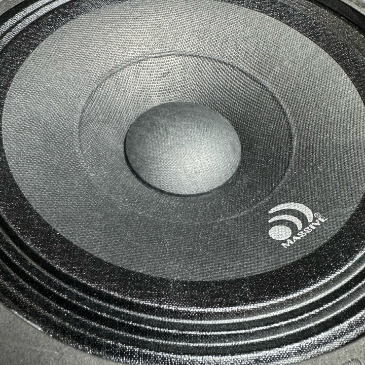 Massive Audio MB8 8" Mid-Bass Loudspeaker with Classic Dust Cap and 2" Voice Coil - 175 Watts Rms 4-ohm
