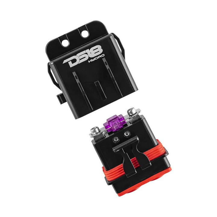 Portafusibles resistente al agua DS18 MFH4 de grado marino, calibre 4, incluye fusibles estilo ANL y casquillos de alambre