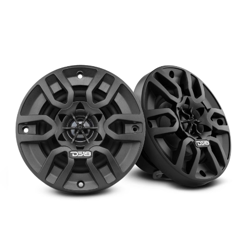 DS18 MP4/BK Altavoces coaxiales marinos de 2 vías de 4" con tweeters incorporados - 50 vatios Rms 4 ohmios