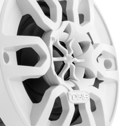 DS18 MP4/WH Altavoces coaxiales marinos de 2 vías de 4" con tweeters incorporados - 50 vatios Rms 4 ohmios