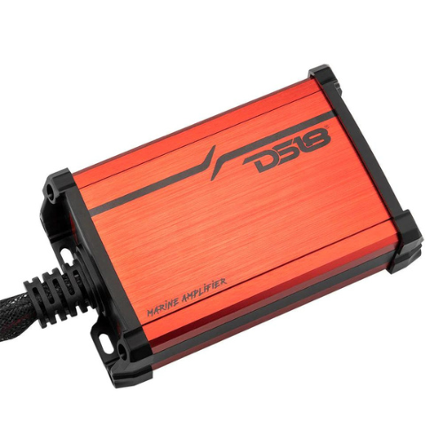 DS18 MP4TP.4A Paquete de altavoces tipo torre para wakeboard de 4x 4" con amplificador y receptor de audio Bluetooth - 4x 40 vatios Rms a 4 ohmios