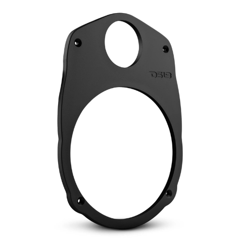 Adaptador de altavoz de 2 vías DS18 MP69 ABS de alta densidad de 6x9" a 6,5" - Se adapta a 1 altavoz de 6,5" y 1 tweeter de 1,38"