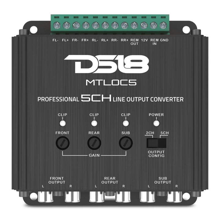DS18 MTLOC5 5-Channel Line Output Converter with Remote Turn-On