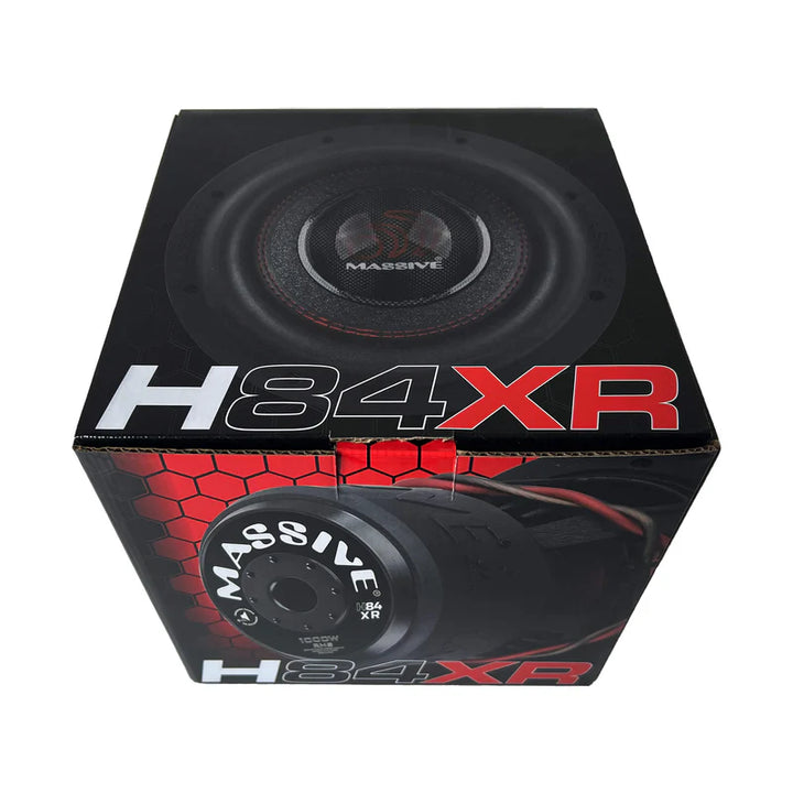 Massive Audio HIPPO XR-Series 8" Subwoofer - 1000 Watts Rms 4-ohm DVC
