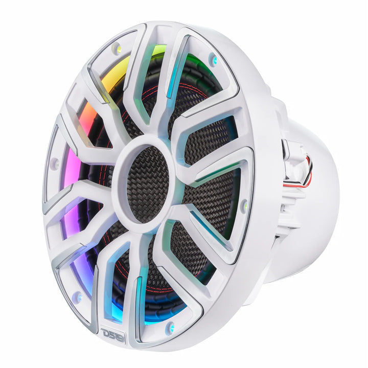 DS18 NVY-M10SUB 10" Marine Subwoofer with LEDs - 600 Watts Rms 4-ohm SVC