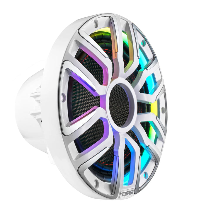 DS18 NVY-M10SUB 10" Marine Subwoofer with LEDs - 600 Watts Rms 4-ohm SVC