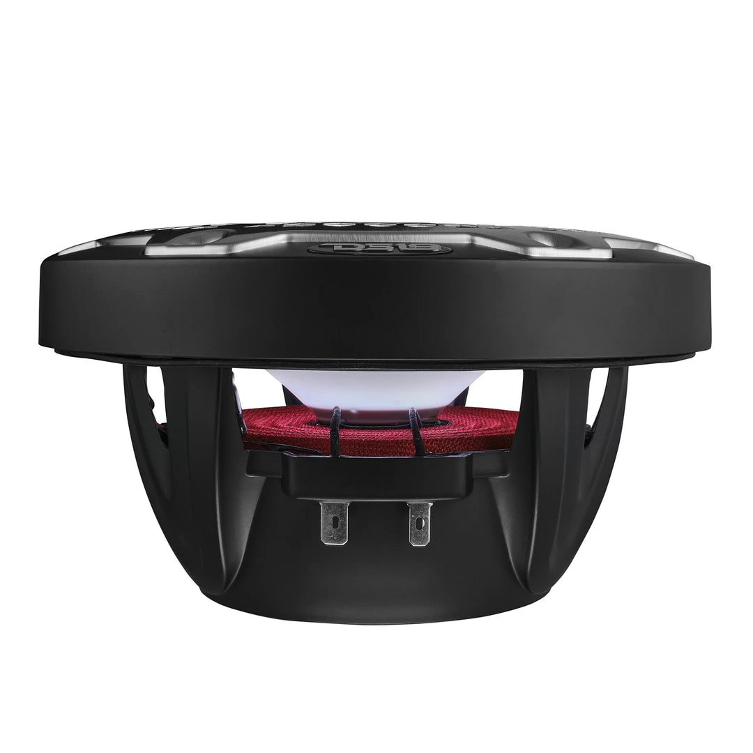 Altavoces coaxiales marinos DS18 NXL-6M/BK de 6,5" con tweeters integrados y luces LED RGB - 100 vatios Rms 4 ohmios