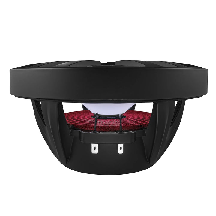 DS18 NXL-8BK Altavoces coaxiales marinos de 8" con tweeters integrados y luces LED RGB - 125 vatios Rms 4 ohmios