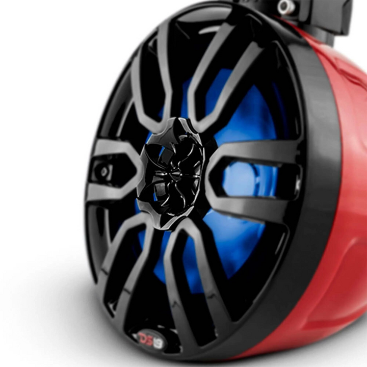 DS18 NXL-PS8 Cápsulas de altavoces tipo torre marina de 8" con luces LED RGB integradas - 125 vatios Rms 4 ohmios