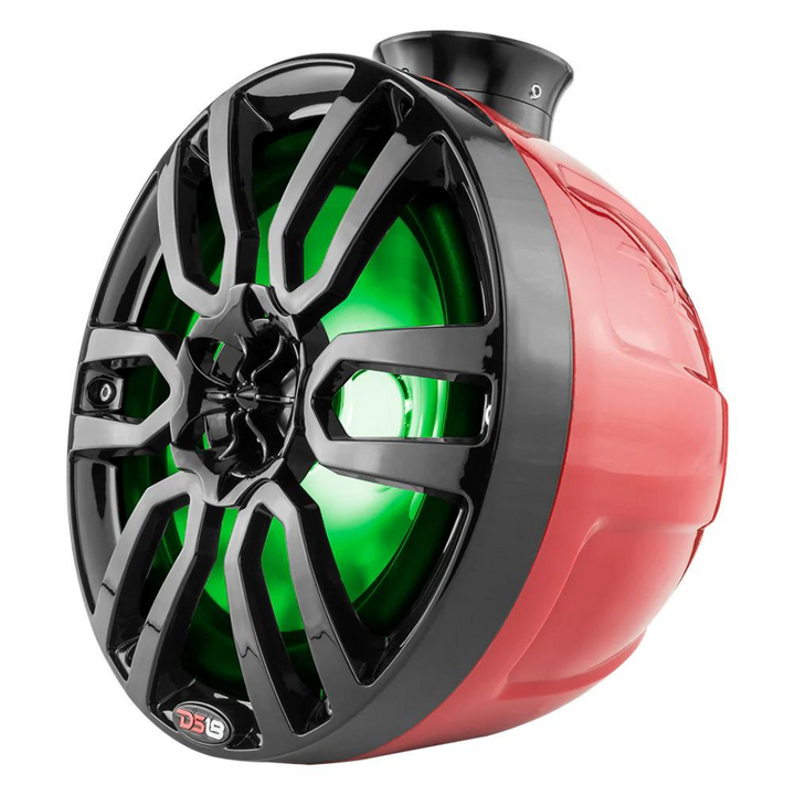 DS18 NXL-PS8 Cápsulas de altavoces tipo torre marina de 8" con luces LED RGB integradas - 125 vatios Rms 4 ohmios