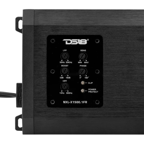 DS18 NXL-X1500.1FR 1-Channel Full-Range Class D Marine Amplifier - 1 x 1500 Watts Rms @ 1-ohm
