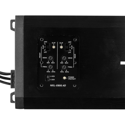 DS18 NXL-X850.4D 4-Channel Class D Marine Amplifier - 4 x 200 Watts Rms @ 4-ohm