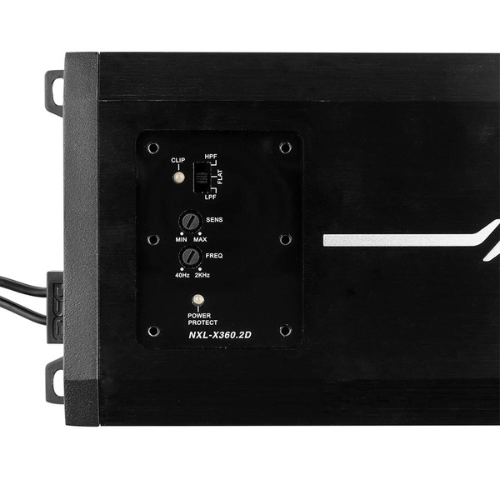 DS18 NXL-X360.2D 2-Channel Class D Marine Amplifier - 2 x 180 Watts Rms @ 4-ohm