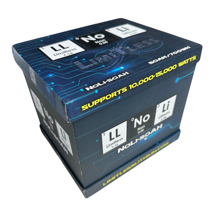 Batería ilimitada de audio para automóvil de iones de sodio NoLi-50AH de litio - 6500 - 13 000 vatios Rms | 50Ah