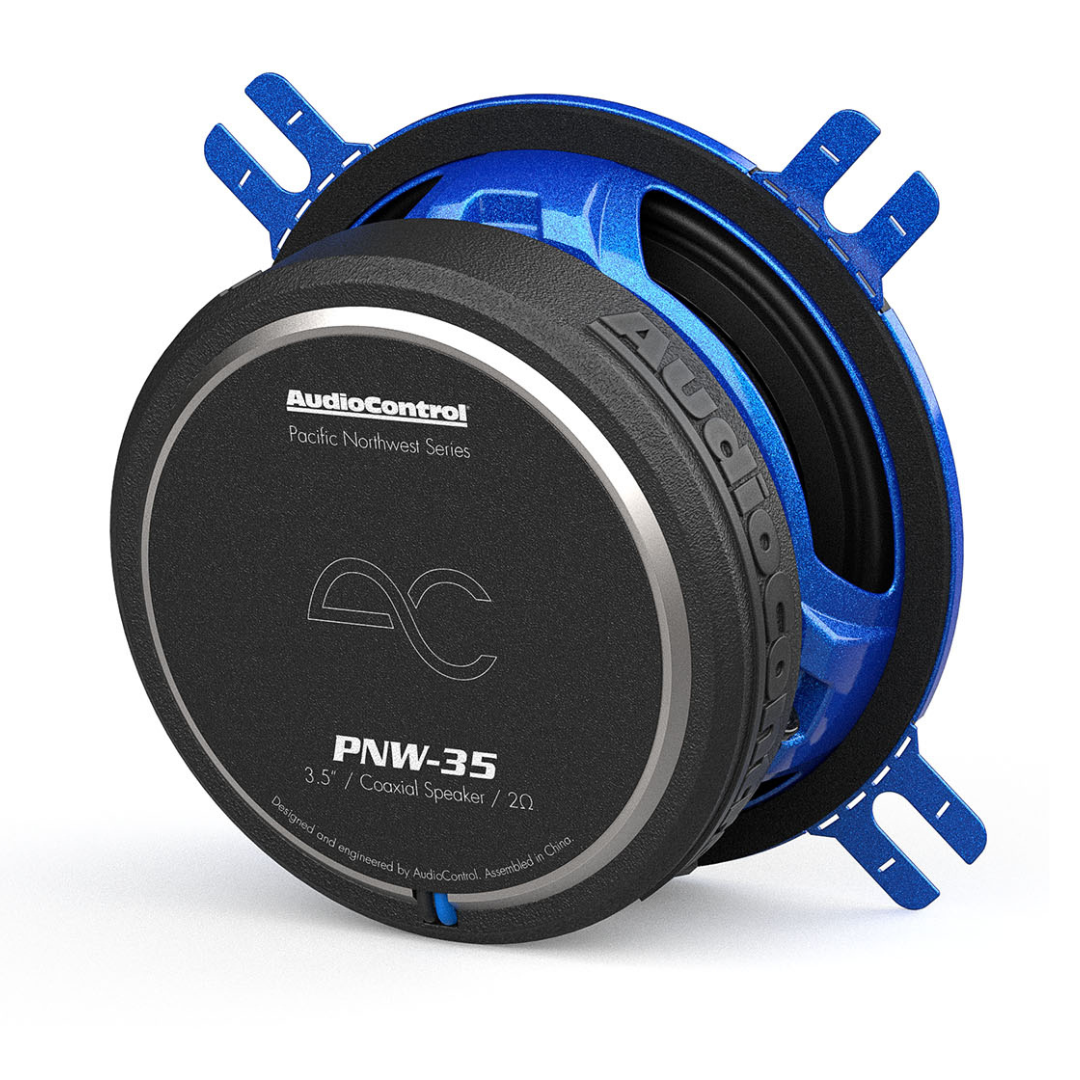 AudioControl PNW-35 Altavoces coaxiales de alta fidelidad de 3,5" - 50 vatios Rms 2 ohmios