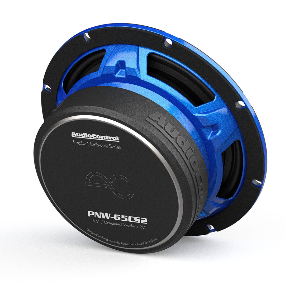 AudioControl PNW-65CS2 Altavoces componentes de alta fidelidad de 6,5" con cruces de 2 vías - 125 vatios Rms 3 ohmios
