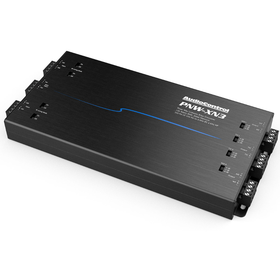 AudioControl Juego de altavoces componentes de alta fidelidad de 3 vías con medios graves de 6,5", rango medio de 2,75" y tweeters de 1" - 175 vatios Rms