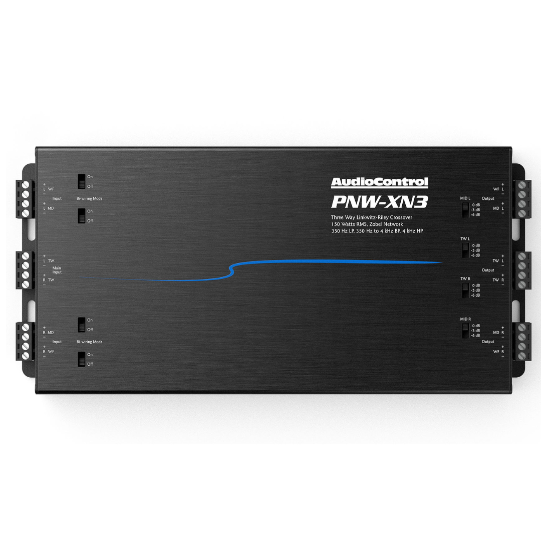 AudioControl Juego de altavoces componentes de alta fidelidad de 3 vías con medios graves de 6,5", rango medio de 2,75" y tweeters de 1" - 175 vatios Rms