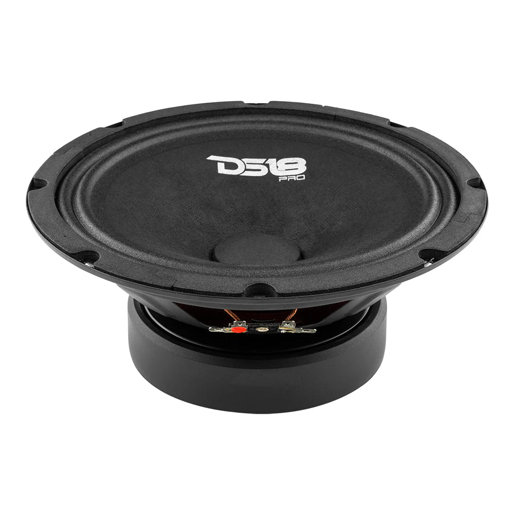 DS18 PRO-GM8 Altavoz de rango medio de 8" con tapa antipolvo clásica y bobina móvil de 1,5" - 190 vatios Rms 8 ohmios