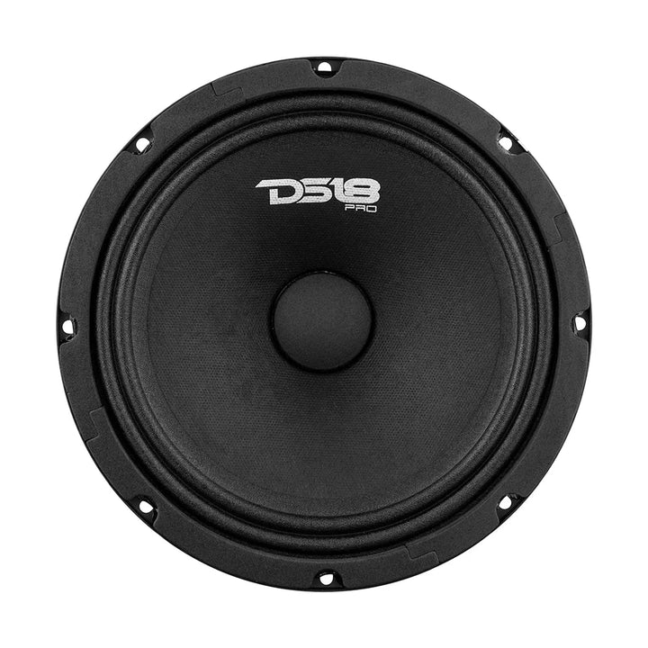 DS18 PRO-GM8 Altavoz de rango medio de 8" con tapa antipolvo clásica y bobina móvil de 1,5" - 190 vatios Rms 8 ohmios