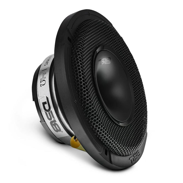 DS18 PRO-HY6.4MSL Altavoz de 2 vías de montaje superficial de 6,5" con bobina móvil de 1,5" y controlador de compresión incorporado - 150 vatios Rms 4 ohmios