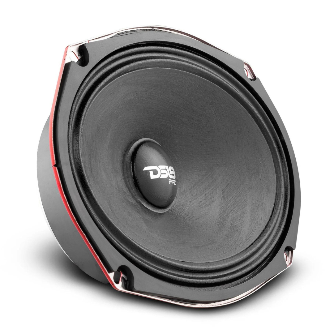 DS18 PRO-SM69.2 Altavoz de rango medio poco profundo de 6x9" con cono resistente al agua y bobina móvil de 1,5" - 250 vatios Rms 2 ohmios