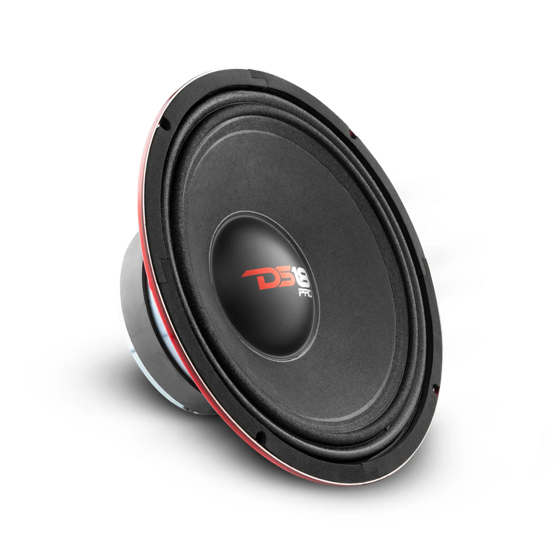 DS18 PRO-X10.4M Altavoz de rango medio de 10" con tapa antipolvo clásica y bobina móvil de 2" - 300 vatios Rms 4 ohmios