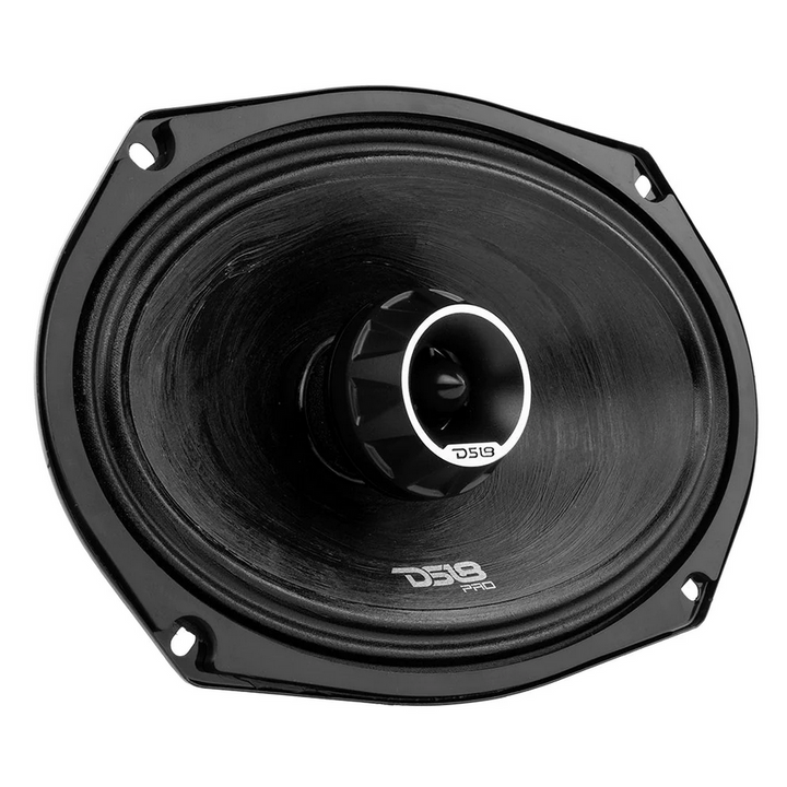 DS18 PRO-ZT69 Altavoz coaxial de 2 vías de 6x9" con tweeter tipo bala incorporado y bobina móvil de 1,5" - 275 vatios Rms 4 ohmios