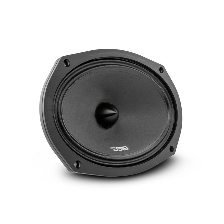 DS18 PRO-ZXI694BM Altavoz de rango medio de 6x9" con bala de aluminio negro y bobina móvil de 1,5" - 300 vatios Rms 4 ohmios
