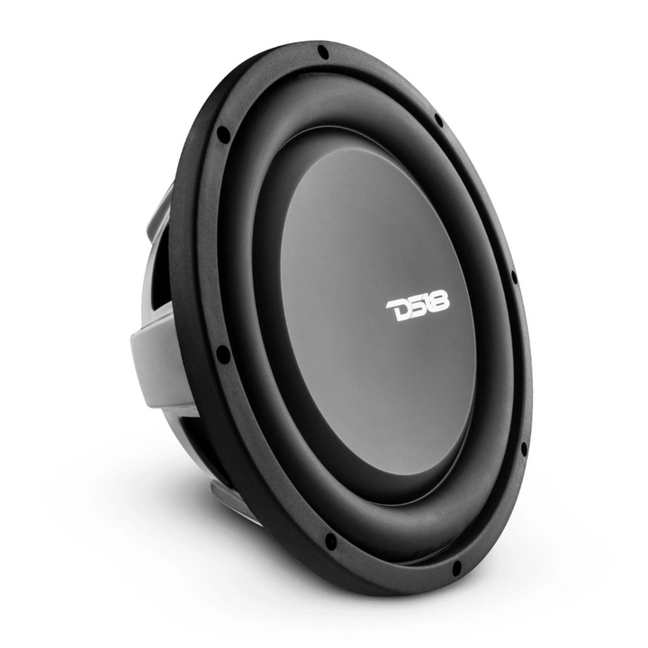 DS18 PSW10.4D Shallow Mount 10" Subwoofer - 500 Watts Rms 4-ohm DVC