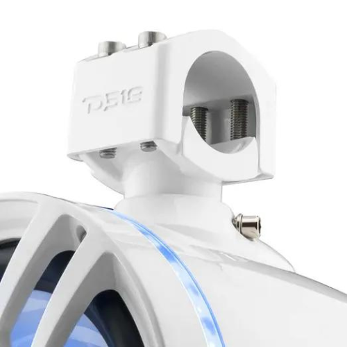 Tubo ajustable de 2" para montaje en cama universal - DS18 4 parlantes tipo torre blancos NXL-X8TP de 8" con amplificador G3600.4D y kit de cableado de amplificador
