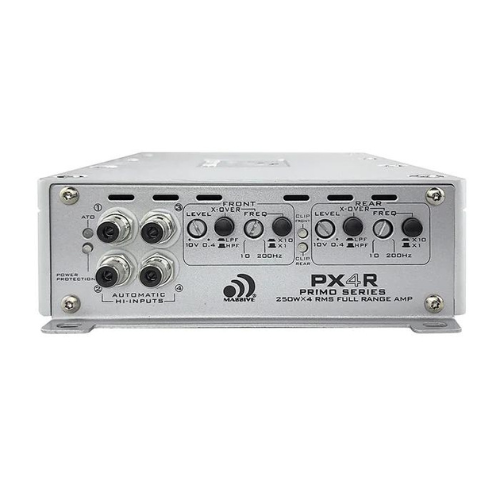 Massive Audio PX4R 4-Channel Class D Full-Range Amplifier - 4 x 250 Watts Rms @ 4-ohm